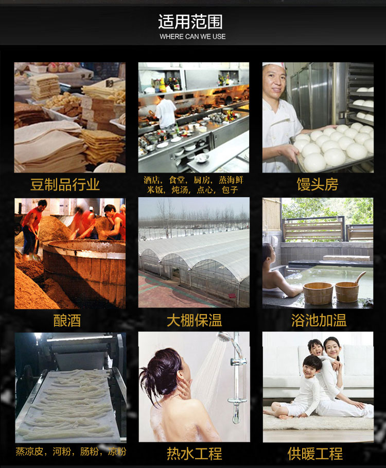 商用蒸汽發生器|豆腐煮漿機|環保燃氣節能蒸汽機|無壓饅頭房|釀酒鍋爐