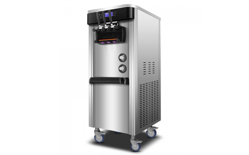 冰淇淋機商用全自動立式雪糕機甜筒機軟大型膨化